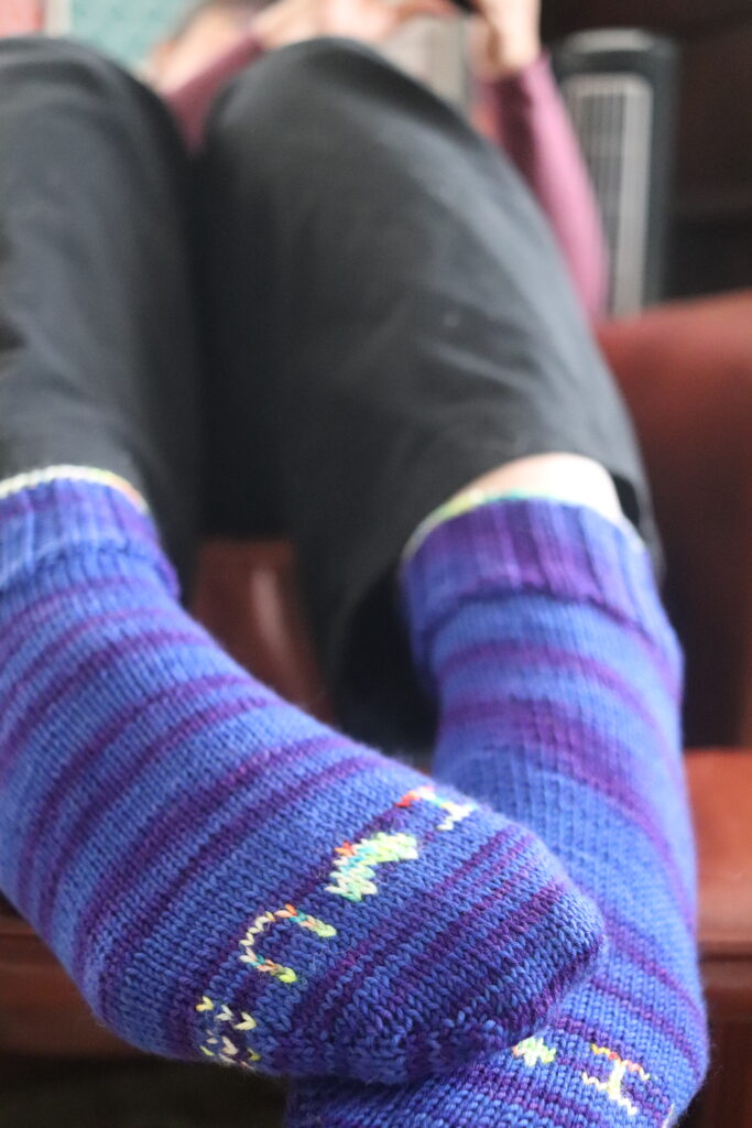 Undercover Love Sock Pattern - The Knitting Tutor